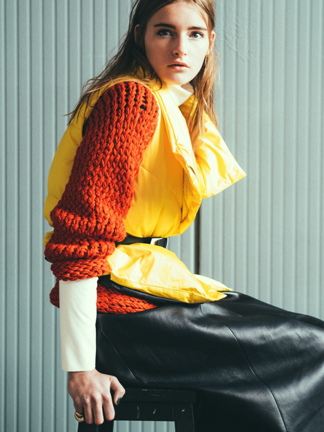 Marine van Outryve by Axl Jansen for Qvest Magazine #fashion #model #photography #girl