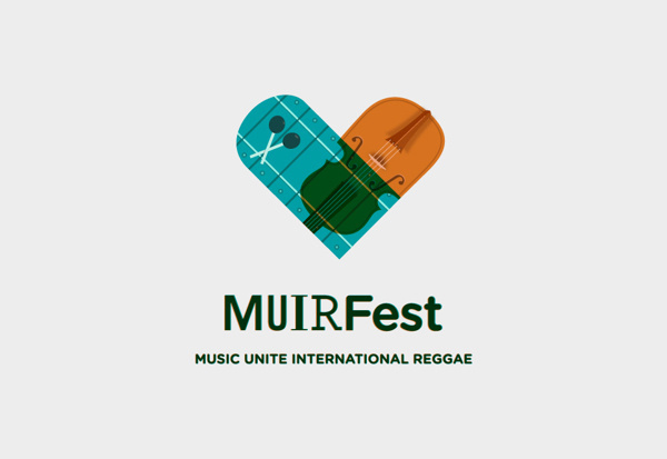 MUIRFest Branding #icon #illustration #music #logo #love