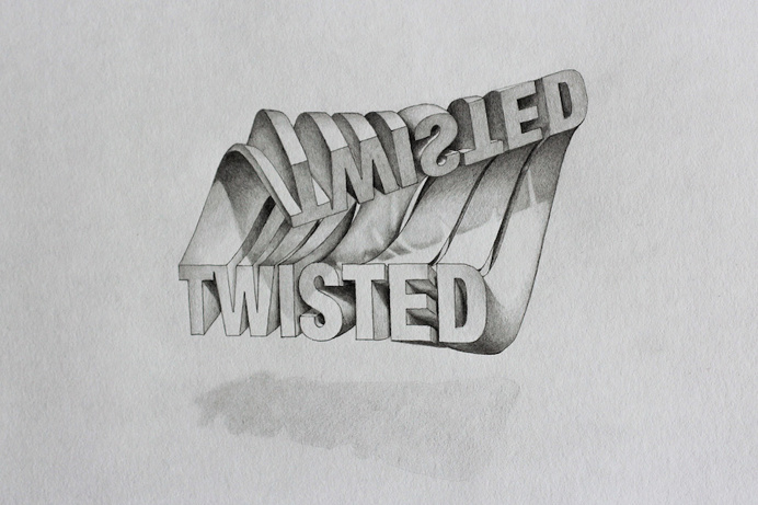 Amazing 3D Typography by Lex Wilson