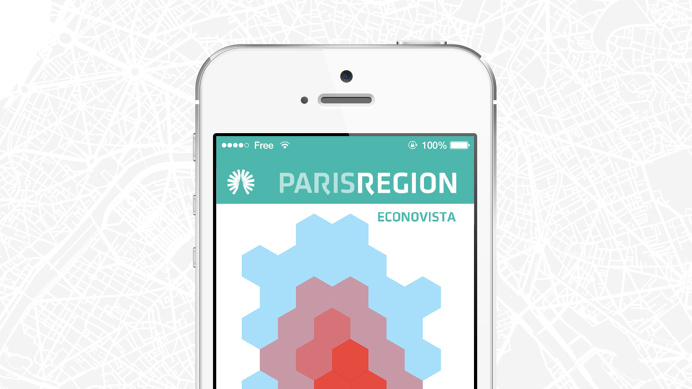 Interactive economic map of Paris #button #picto #signe #symbole #pictogramme #picto fonts #icon fonts #svg
