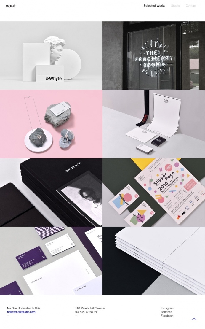 Nout Studio - Mindsparkle Mag - Nout is a graphic design studio for forward thinking brands and clients based in Singapore whose website is