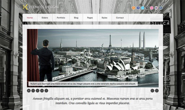 Zeences light - html template Free Psd. See more inspiration related to City, Template, Light, Html and Horizontal on Freepik.
