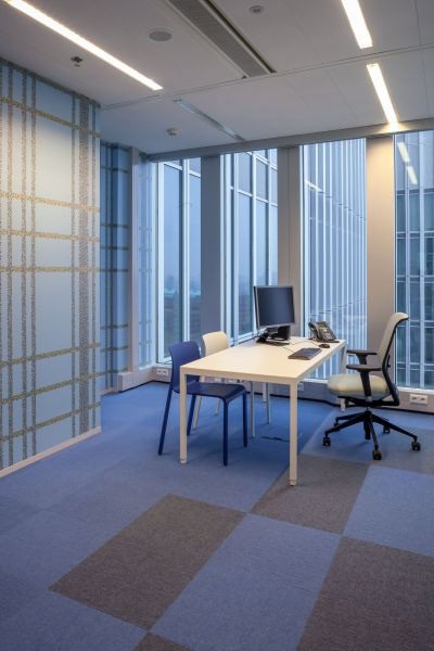 De Rotterdam interior by Studio Makkink & Bey and Group A #office #rotterdam #colourful #pixel #design
