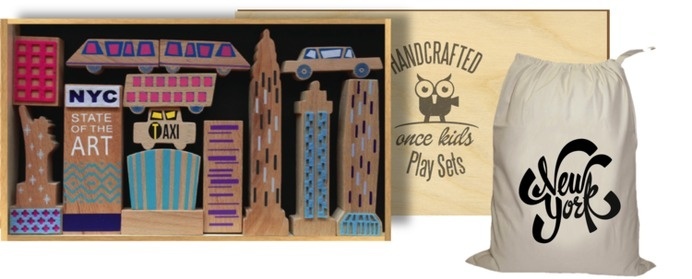 new york play set #toys #once #wood #kids #nyc