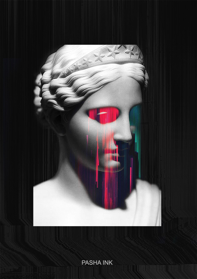 America Glitchsculpture