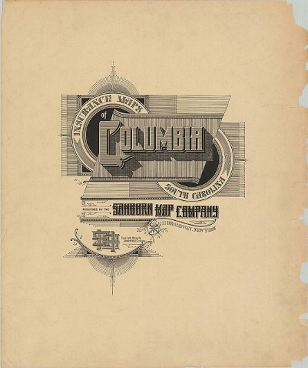 BibliOdyssey: Sanborn Fire Insurance Map Typography #lettering #ink #drawing #hand #typography