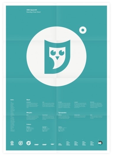 Universal Branding System (OMG Apparel) Poster #inspiration #creative #design #graphic #grid #system #poster #typography