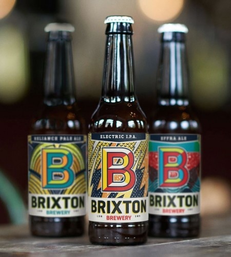 Brixton, beer, bottle, B, packaging, label