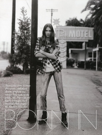 Karlie+Kloss+in+Vogue+(1).jpg (800×1060) #model #kloss #lifestyle #varsity #american #karli #photography #fashion #female