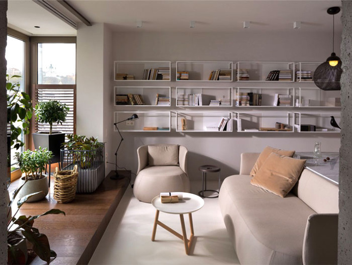 Elegant and Stylish Apartment Renovation by Olga Akulova - #decor, #interior, #homedecor, home decor, interior design