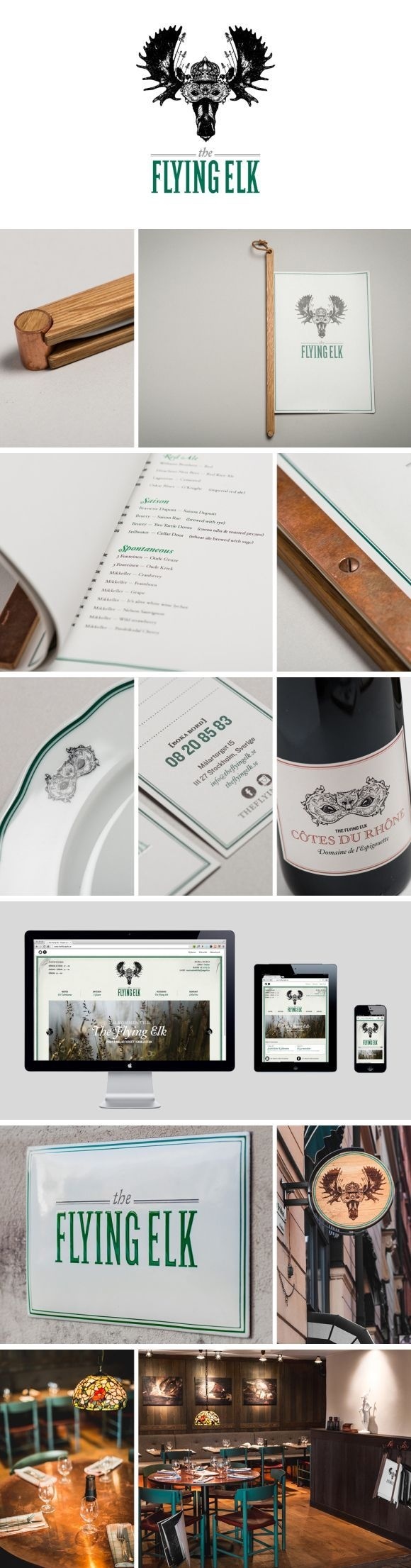 identity / flying elk restaurant #catering
