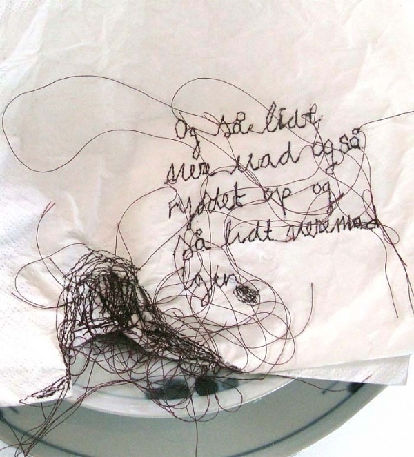 The Site of Nina Belle Luka Knudsen #tactile #plate #thread