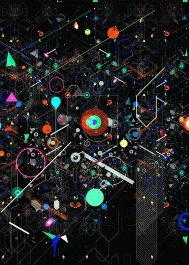 Virtual Chaos on the Behance Network #illustration