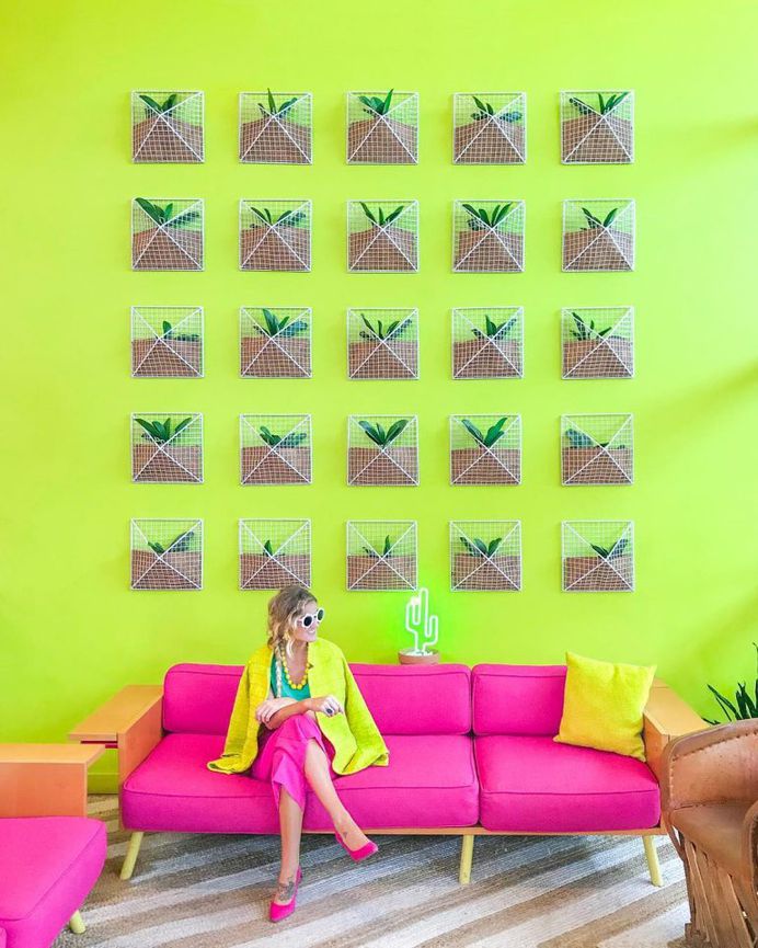Visual Optimism: Candy-Colored Self-Portraits by Leslie Schneider