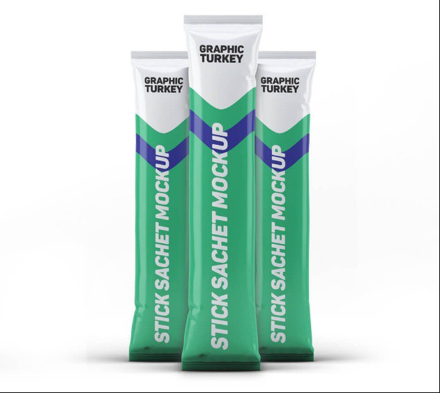 Stick Sachet Mockup PSD Mockup
