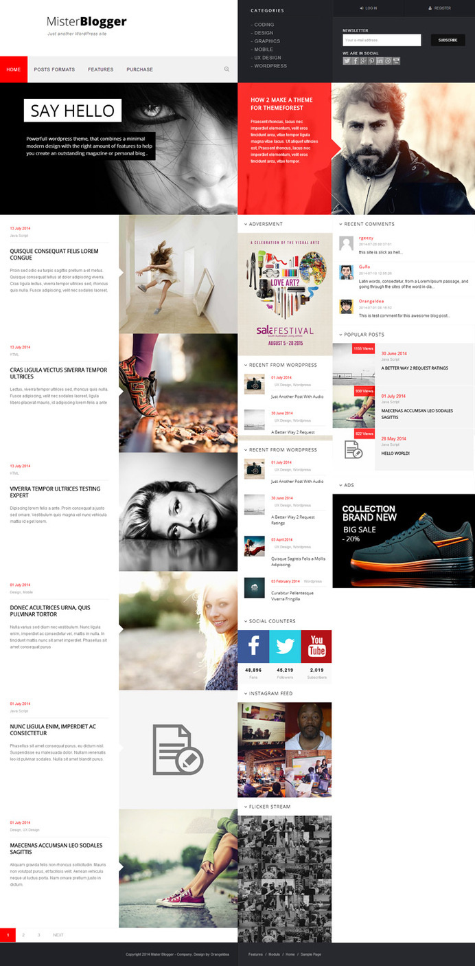 block, red, web design, concept, layout, minimal #red #design #block #concept #minimal #layout #web