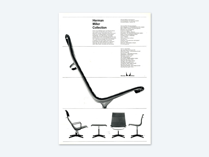 Herman Miller Collection, c.1961 via www.thisisdisplay.org
