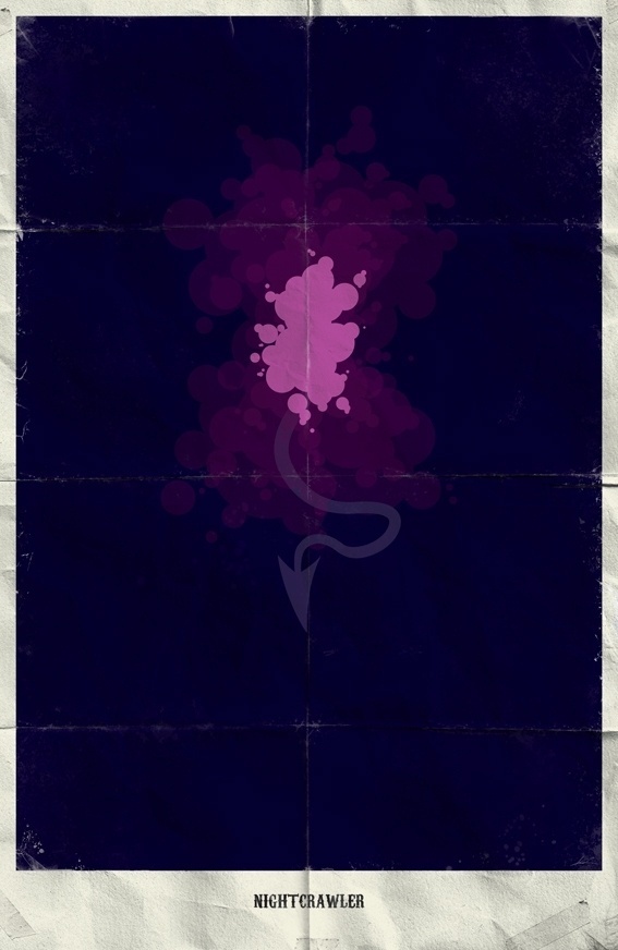 Marvel Minimalist Posters Vol.2 on the Behance Network #nighcrawler #comics #marvel