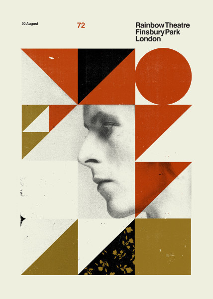 David Bowie by Concepcion Studio #screenprint #poster