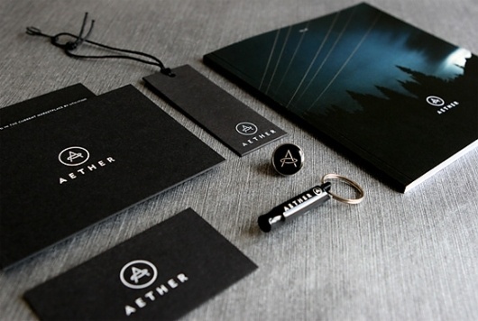 Aether is the New Black - Brand New #branding #design #graphic #brand #logo