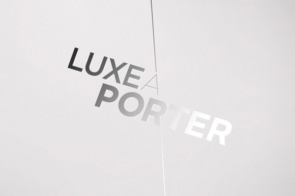Identity and web design http://www.behance.net/gallery/Luxe-a-Porter/5278579 www.luxeaporter.com #logo #branding #luxeaporter