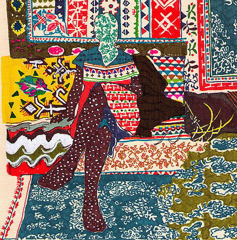 pattern, drawn
