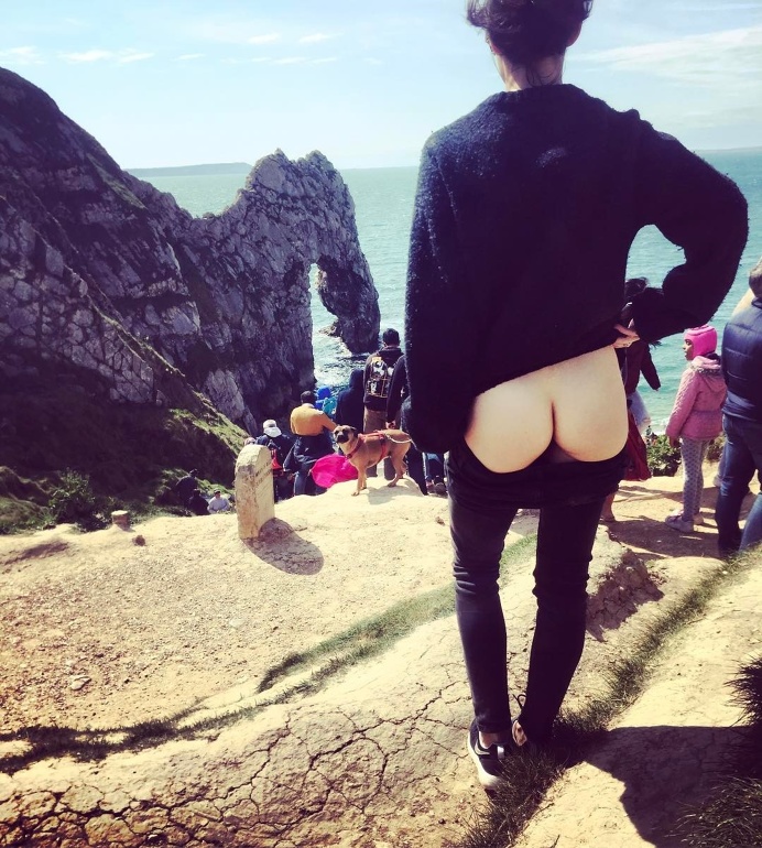 Cheeky Exploits: New Travel Trend of Showing Off Butt in Beautiful Sceneries