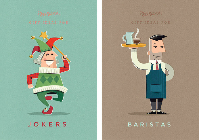 KRINGLE CHARACTERS - Jimmy Gleeson Design #human #illustration #character