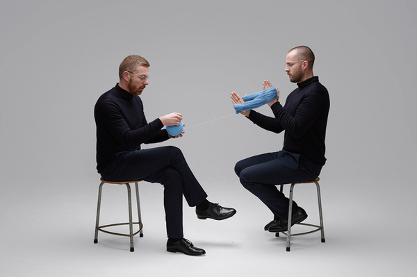 lernert & sander transform high end knitted garments into balls of yarn #undone