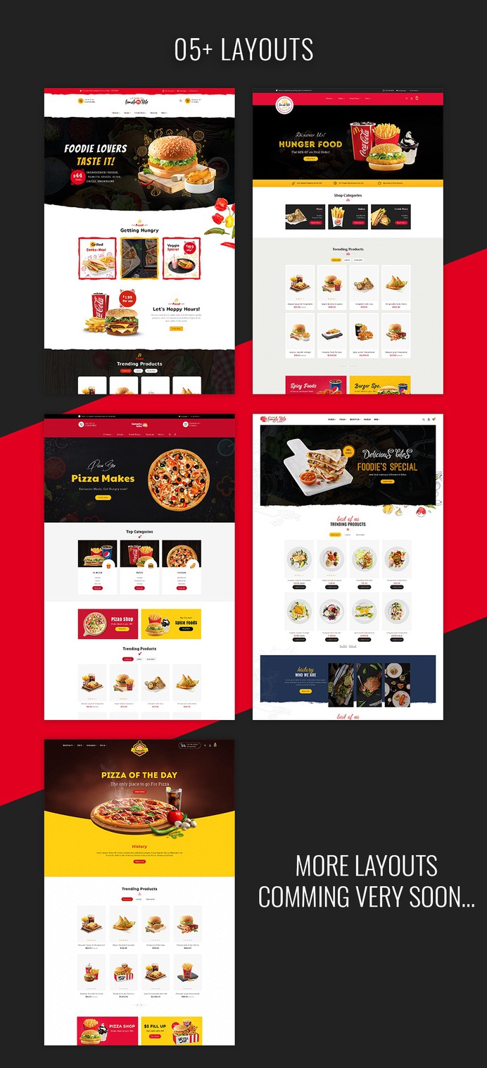 #TomatoBites #Fast #Food #Restaurant - #Opencart #MultiPurpose #Responsive #Theme | #TemplateTrip #eCommerce #Website #Design #Template