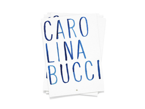 Make Mistakes. #carolina #bucci #simple #minimal #blue #typography