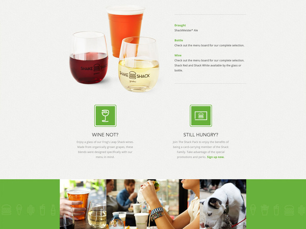 Shake Shack Website #branding