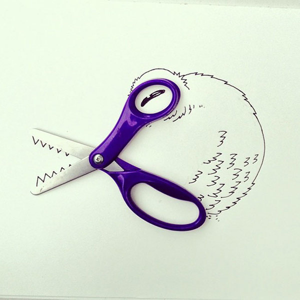 CJWHO ™ (Superb Creative Artworks by Alex Solis Alex...) #drawings #crafts #design #illustration #art #clever #funny