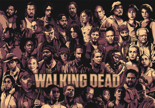 The Walking Dead #design #illustration #era #poster #art #new