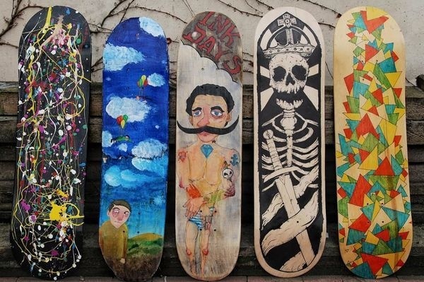 Kuc decks #qc #jakub #decks #handmade #skateboard #skull