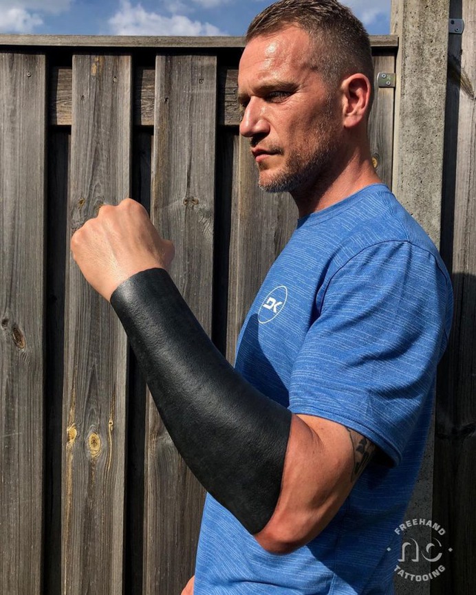 Black arm Tattoo