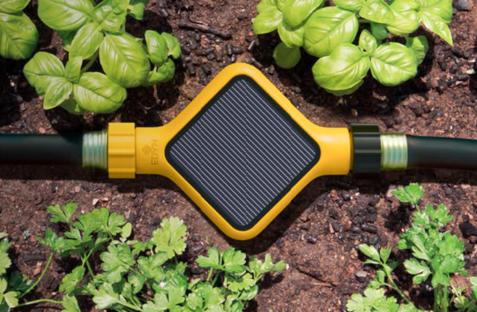 Don't have a knack for gardening? The Garden Sensor won't let you fail! Get status updates right to your phone. The sensor will water the pl #garden #product #design #industrial