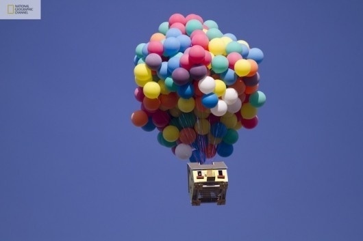 WANKEN - The Blog of Shelby White » Pixar Floating House Comes to Life #floating #house #balloons
