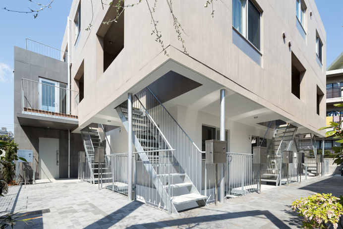 Sakanoue Terrace by Naruse Inokuma Architects
