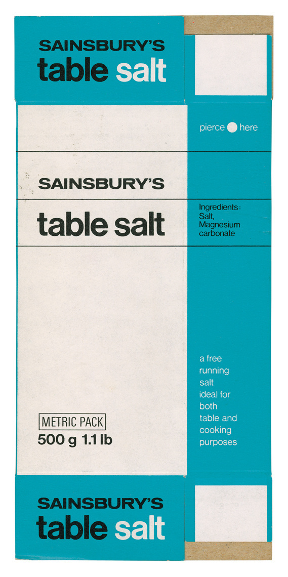 Table Salt, 1966 #retro #vintage #typography