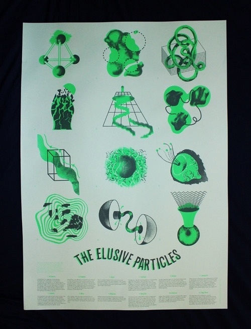 (1) Tumblr #particles #print #elusive #poster