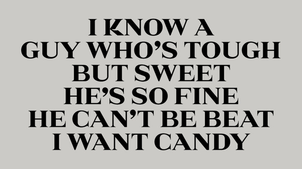 Prada Candy Typeface by Gareth Hague | Alias | typetoken® #candy #typeface #prada