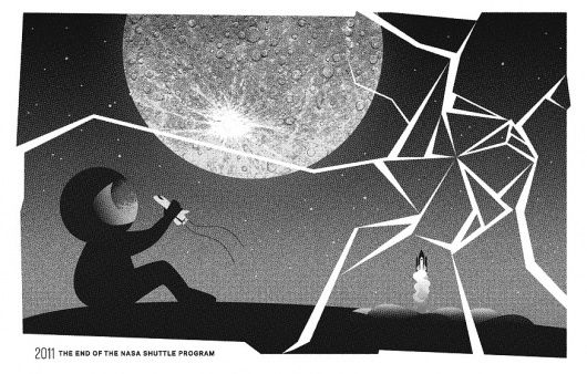 The End of the NASA Shuttle Program - The Momentus Project #illustration #momentus #space
