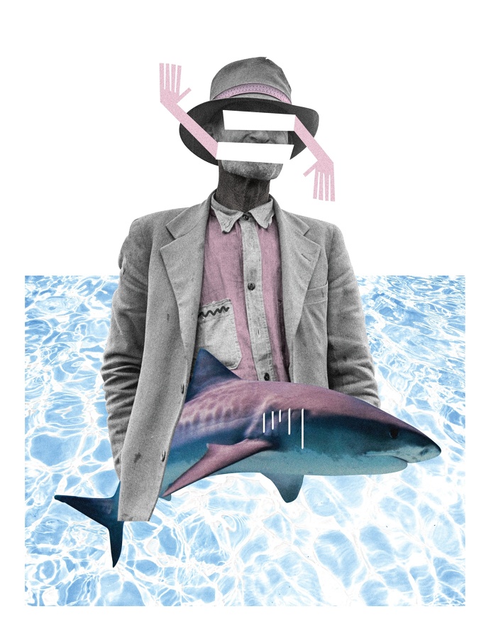 Old Man Ocean Collage - John Sippel | vltrr vltrr.com