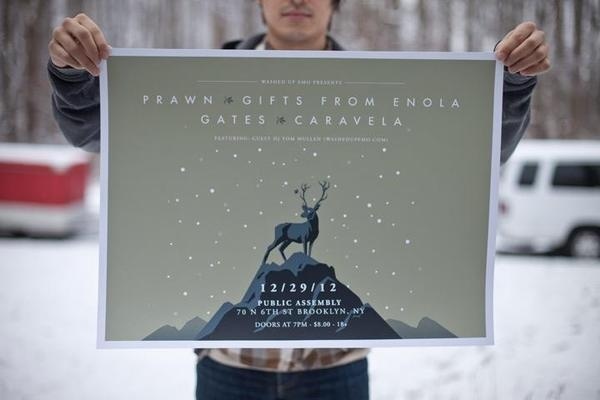 Gates Show Poster #gates #gigposter #screenprint #poster