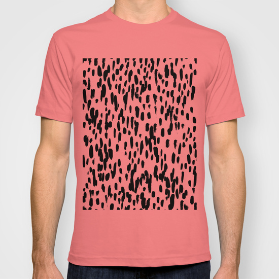 leopard spots, pattern, leopard print, animal print, black and white, painting, illustration