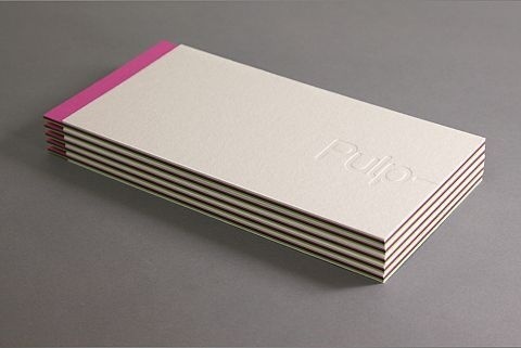 03 — Kent Lyons — Pulp Paper #print #deboss #paper #duplex