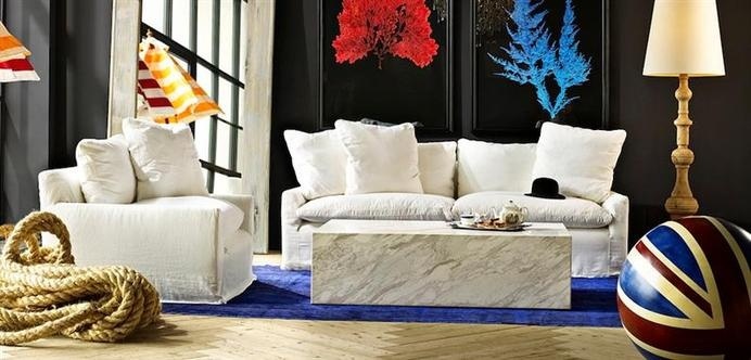 Coastal-style - pleasant and relaxing as the sea breeze / www.homeworlddesign.com #room #coastal #living #style