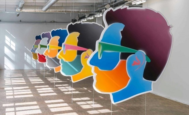 Galleria Gagosian, Andrews e Israel tra web, cinema e talk show #israel #alex #art