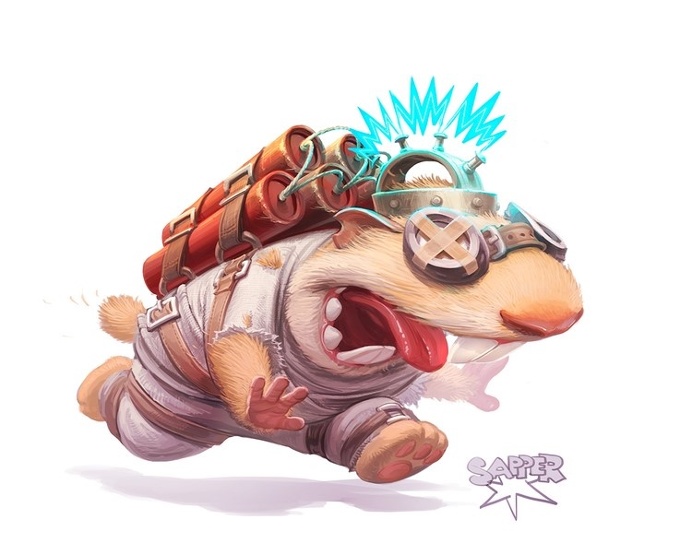 Comic Character Design for Games by Catalin Lartist